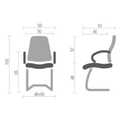 Офисное кресло Аклас Марти CH CF Черное Фото 5