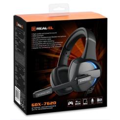 Наушники REAL-EL GDX-7620 Black Фото 8