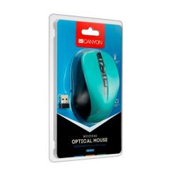 Мышка Canyon CNE-CMSW1GR Wireless Black-Green Фото 3