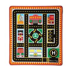 Детский коврик Melissa&Doug Спасательные машины (с машинками) Фото