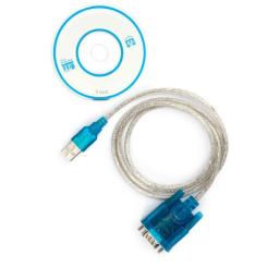 Кабель для передачи данных Vinga USB to COM 1.0m transparent Фото 2