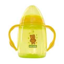 Поильник-непроливайка Baby Team с трубочкой и ручками 250 мл Фото