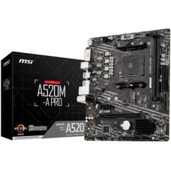 Материнская плата MSI A520M-A PRO Фото 1