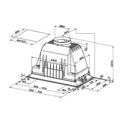 Вытяжка кухонная Faber INKA PLUS HC X A70 Фото 1