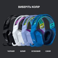 Наушники Logitech G733 Lightspeed Wireless RGB Gaming Headset Black Фото 6