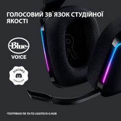 Наушники Logitech G733 Lightspeed Wireless RGB Gaming Headset Black Фото 8