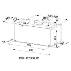 Вытяжка кухонная Kernau KBH 07601.1 X Фото 1