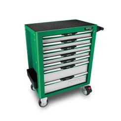 Тележка для инструмента Toptul Pro-Plus 7 секций зеленая Фото