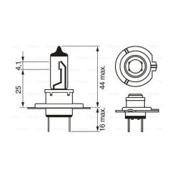 Автолампа Bosch галогенова 55W Фото 4