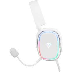 Наушники Modecom Volcano RGB Prometheus 7.1 USB White Фото 2