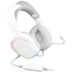 Наушники Modecom Volcano RGB Prometheus 7.1 USB White Фото 3