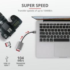 Считыватель флеш-карт Trust Dalyx Fast USB 3.2 Card reader Фото 7
