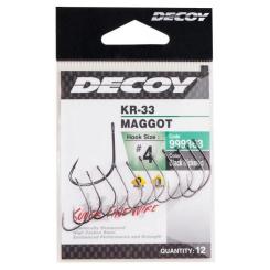 Крючок Decoy KR-33 Maggot 10 (14 шт/уп) Фото 1