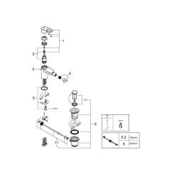 Смеситель Grohe BauLoop bidet Фото 4