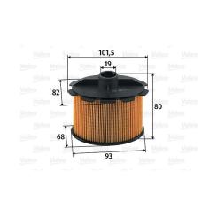 Фильтр топливный Valeo 587905 Фото