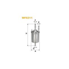 Фильтр топливный Wixfiltron WF8311 Фото