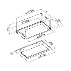 Вытяжка кухонная Pyramida CHX 722 IX Фото 7