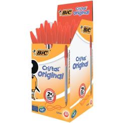 Ручка шариковая Bic Cristal, красная Фото 1