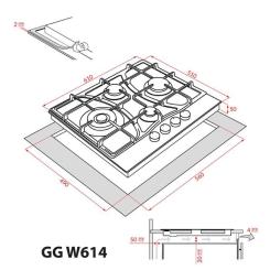Варочная поверхность Weilor GG W 614 BL Фото 10