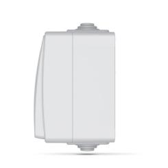 Выключатель Videx BINERA IP65 наружный 1кл серый Фото 2