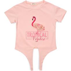 Футболка детская Smile с фламинго Фото