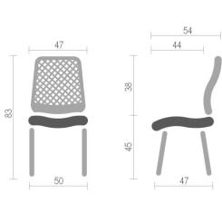 Кухонный стул Аклас Фрайдей PL Белый Фото 3