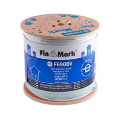 Кабель телевизионный FinMark RG-690, CCS, 305м, white Фото 1