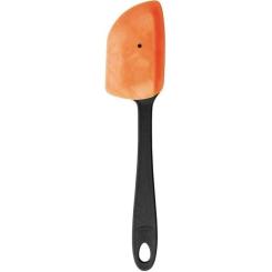 Лопатка кухонная Fiskars Essential силікон/пластик Чорно-помаранчева 20 см Фото