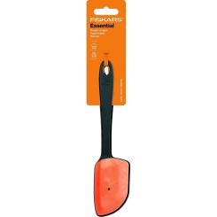 Лопатка кухонная Fiskars Essential силікон/пластик Чорно-помаранчева 20 см Фото 1