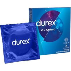Презервативы Durex Classic латексные с силиконовой смазкой (классичес Фото