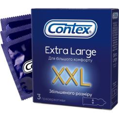 Презервативы Contex Extra Large увеличенного размера с силиконовой сма Фото