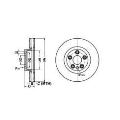 Тормозной диск ATE 24-0136-0123-1-02 Фото 2