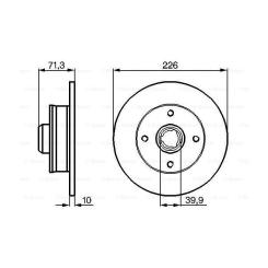 Тормозной диск Bosch 0 986 478 331 Фото 4