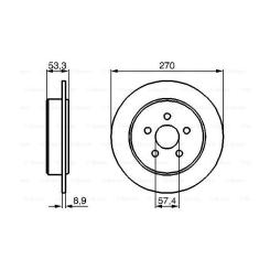Тормозной диск Bosch 0 986 478 514 Фото 4