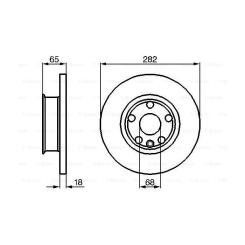 Тормозной диск Bosch 0 986 478 613 Фото 4