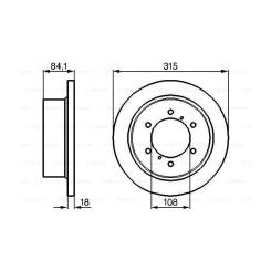 Тормозной диск Bosch 0 986 478 713 Фото 4