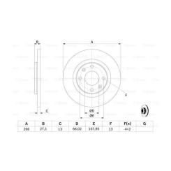 Тормозной диск Bosch 0 986 478 847 Фото 4