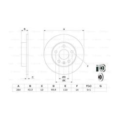 Тормозной диск Bosch 0 986 478 884 Фото 4