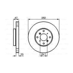 Тормозной диск Bosch 0 986 478 982 Фото 4