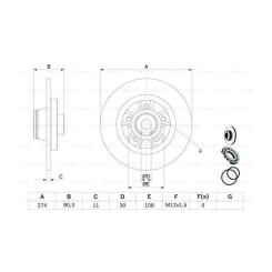 Тормозной диск Bosch 0 986 479 015 Фото 4