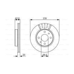 Тормозной диск Bosch 0 986 479 082 Фото