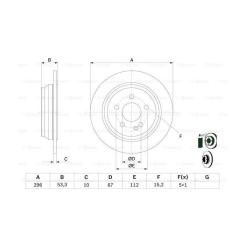 Тормозной диск Bosch 0 986 479 138 Фото 4