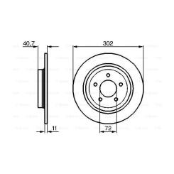 Тормозной диск Bosch 0 986 479 233 Фото 4