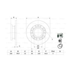 Тормозной диск Bosch 0 986 479 401 Фото 4