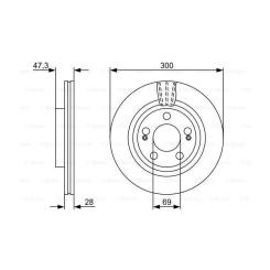 Тормозной диск Bosch 0 986 479 537 Фото 4