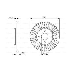 Тормозной диск Bosch 0 986 479 637 Фото 4