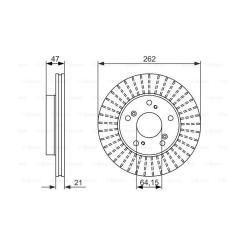 Тормозной диск Bosch 0 986 479 687 Фото 4