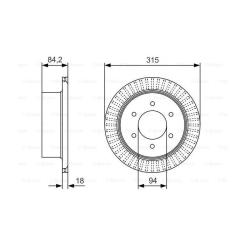 Тормозной диск Bosch 0 986 479 C32 Фото 4