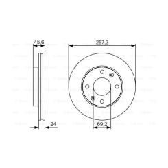 Тормозной диск Bosch 0 986 479 S03 Фото 4