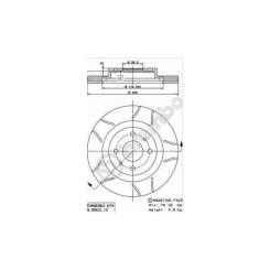 Тормозной диск Brembo 09.8903.75 Фото